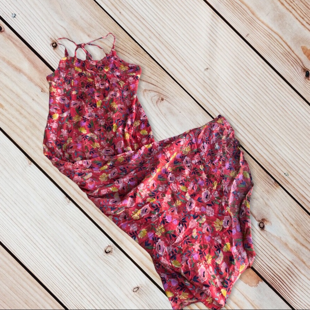 Ripcurl M floral maxi dress